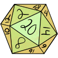 d20 dice